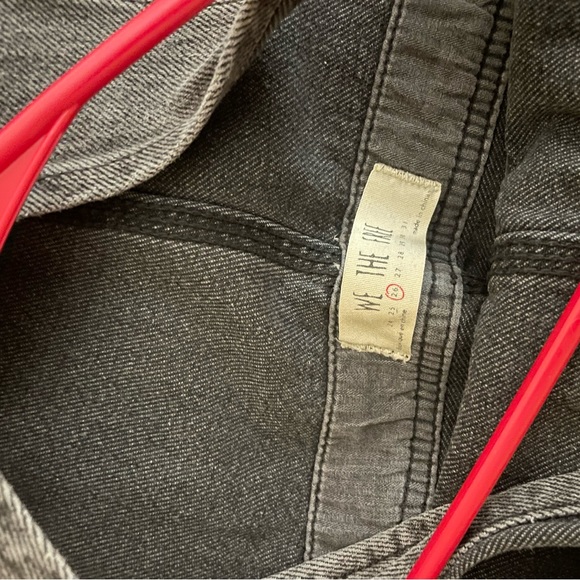 Free People Black Denim Overalls - Picture 3 of 3